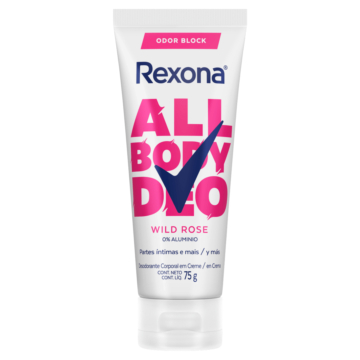 Rexona Desodorante Corporal Feminino All Body Deo Creme Wild Rose 75g